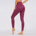 Newest High Waisted Full Length Pants Yoga Leggings With Pockets For Women Workout Yoga Leggings Set